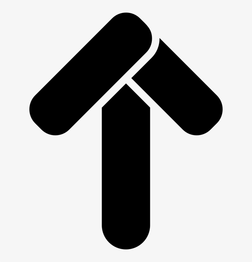 Stylized Arrow - Font Awesome Arrow Up, transparent png