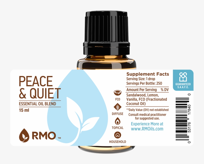 Peace And Quiet Label - Tranquility Essential Oil, transparent png