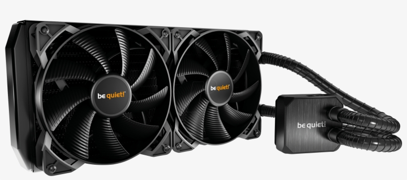Be Quiet Silent Loop 280 Mm Liquid Cooler Bequiet Bw003 - Quiet Silent Loop 240mm, transparent png