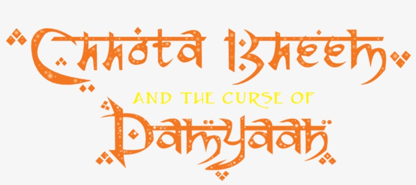Chhota Bheem And The Curse Of Damyaan - Calligraphy, transparent png