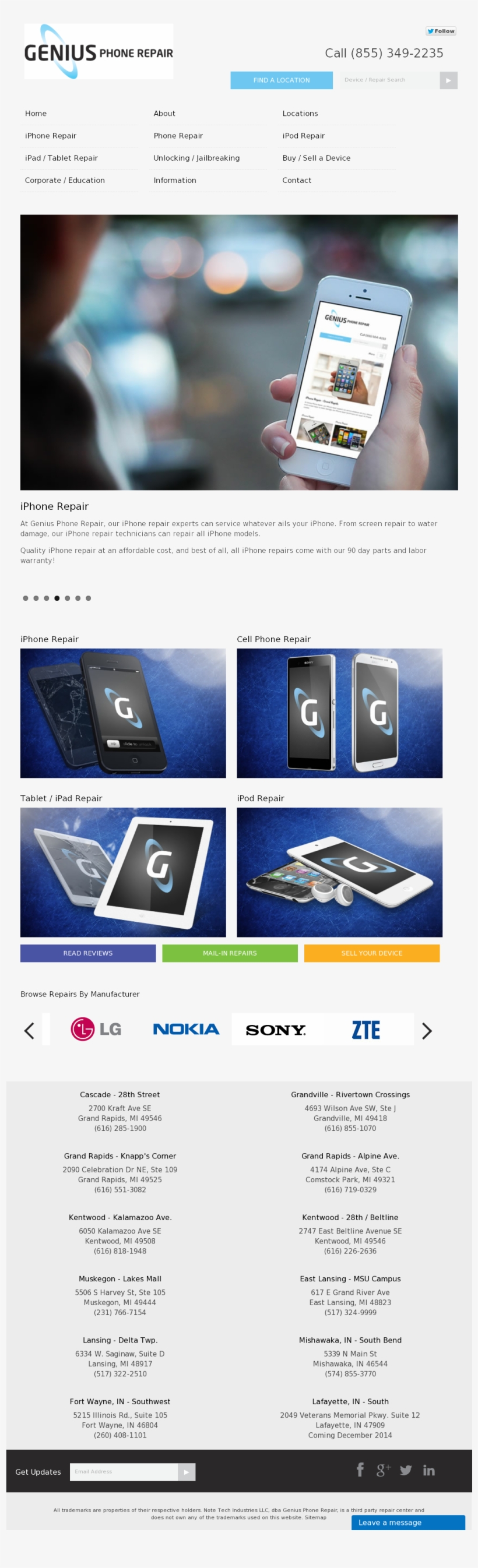 Genius Phone Repair Competitors, Revenue And Employees - Smartphone, transparent png