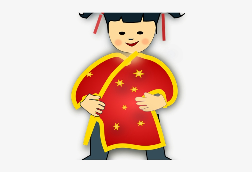 China Clipart Chinese Child - Chinese Girl Clip Art, transparent png