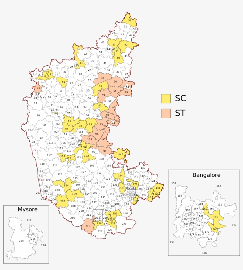 Karantaka Election 2018 Candidates List - Map, transparent png