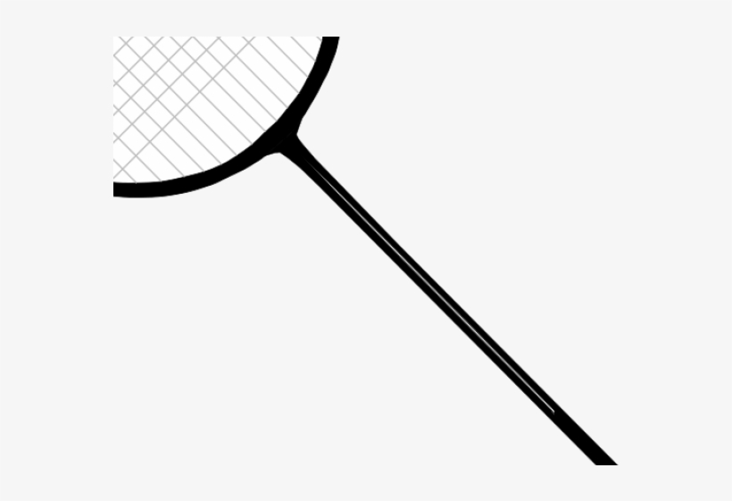 Badminton Clipart Single - Tennis Racket, transparent png