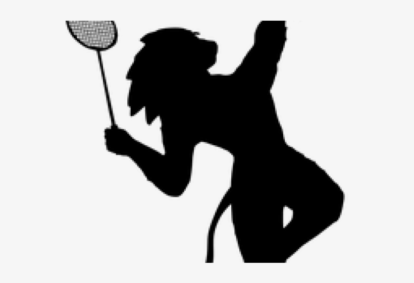 Badminton Clipart Badminton Player - Badminton Cartoon, transparent png