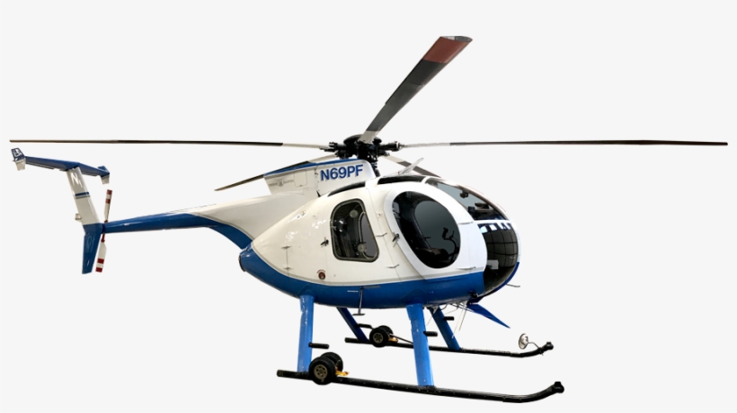 Md Helicopters Md500-d Light Utility Helicopter - Helicopter Rotor, transparent png