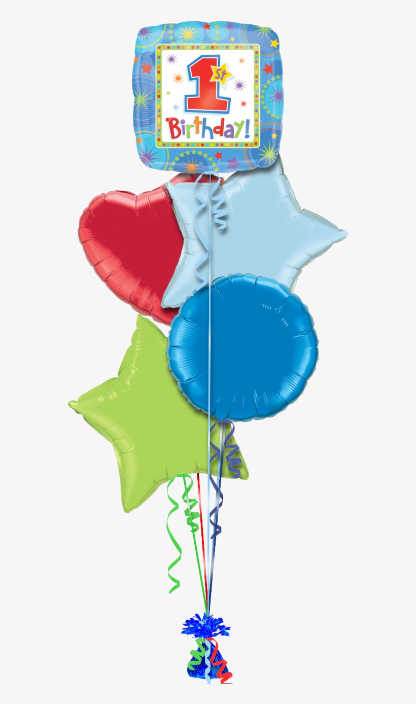 1st Birthday Boy Square Special Age Balloon - Superman Balloons Png, transparent png
