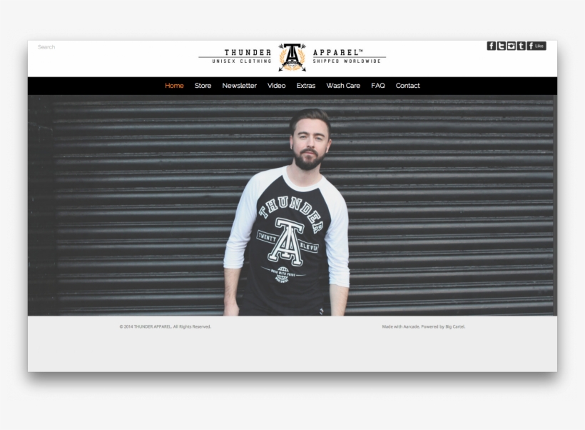 Thunder Apparel - Apparel Shopify Sites, transparent png