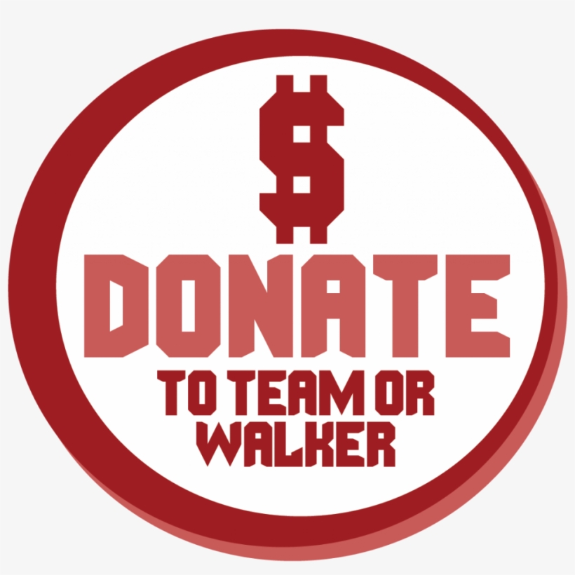 Click Here To Donate To A Walker, Team, Or The Event - Circle, transparent png