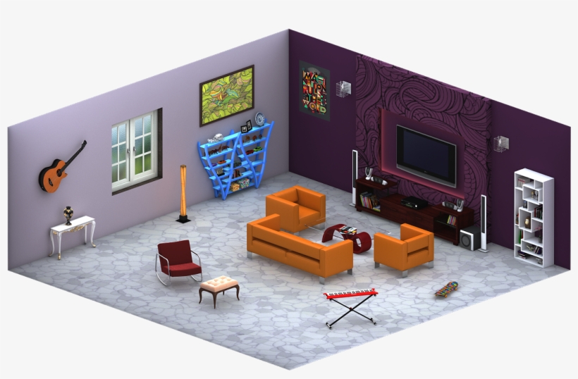 Com Launches The First Virtual Homes For Kids In India - Living Room, transparent png
