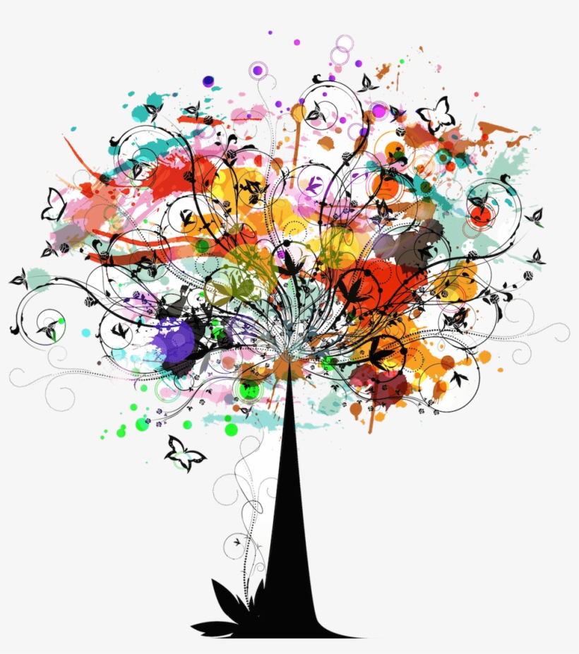 Donate Now - Colorful Vector Tree Png, transparent png