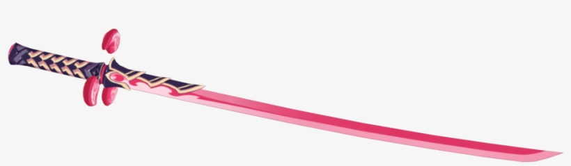 Crimson Cherry Blossoms - Sword, transparent png