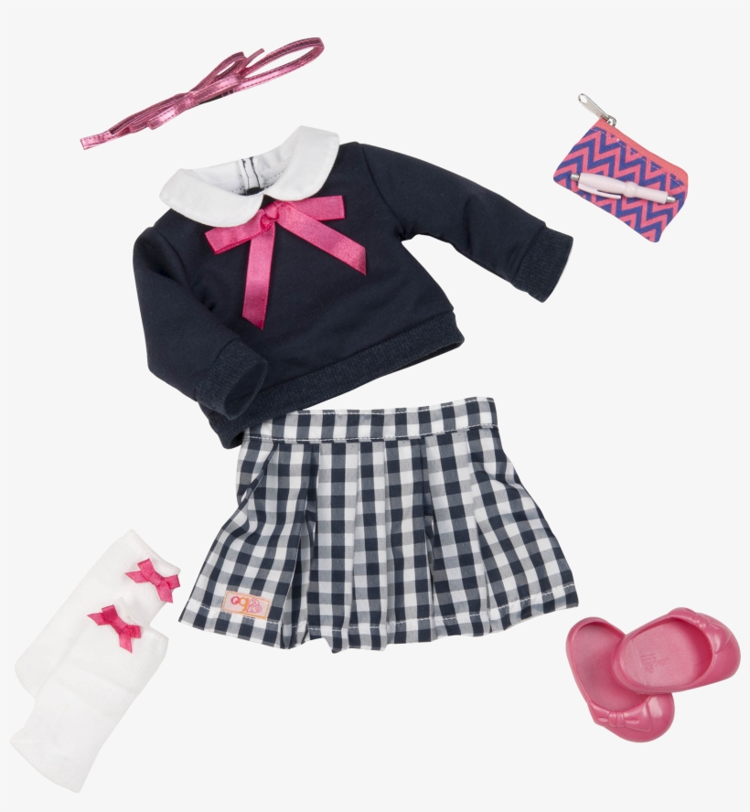 Pretty Preppy Outfit For 18-inch Dolls - Doll, transparent png