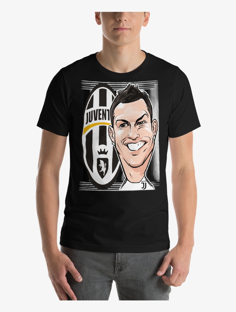 Cristiano Ronaldo Cr7 Cartoon Caricature Juventus Fc - Motivational T Shirts, transparent png