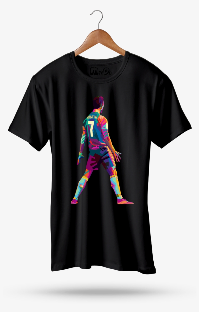 Picture Of Ronaldo Cr7 Half Sleeves T Shirt - Account T Shirt, transparent png