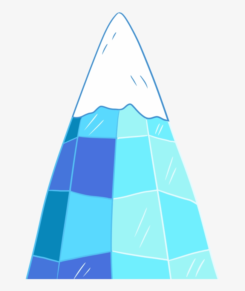 Oh Also Here's A Transparent Ice Mountain I Made That - Illustration, transparent png