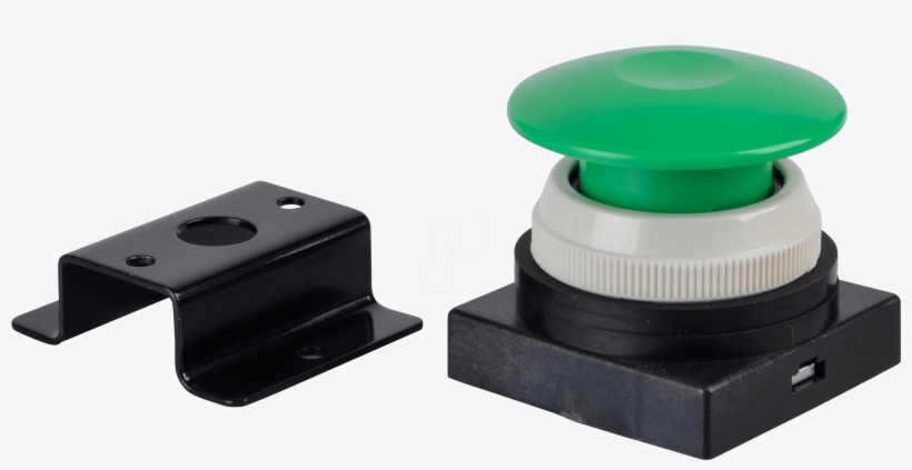 Actuator Attachment 3/2, Push Button, Mushroom Shaped, - Mushroom Push Button Pneumatic Smc, transparent png