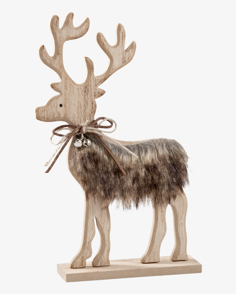 Rustic Reindeer With Bell - Elk, transparent png