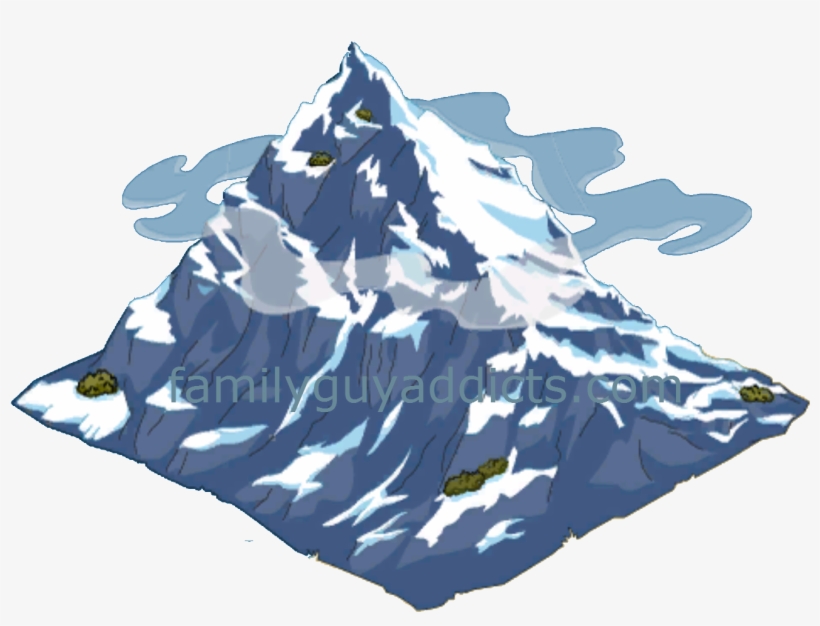 Ice-capped Mountain - Summit, transparent png