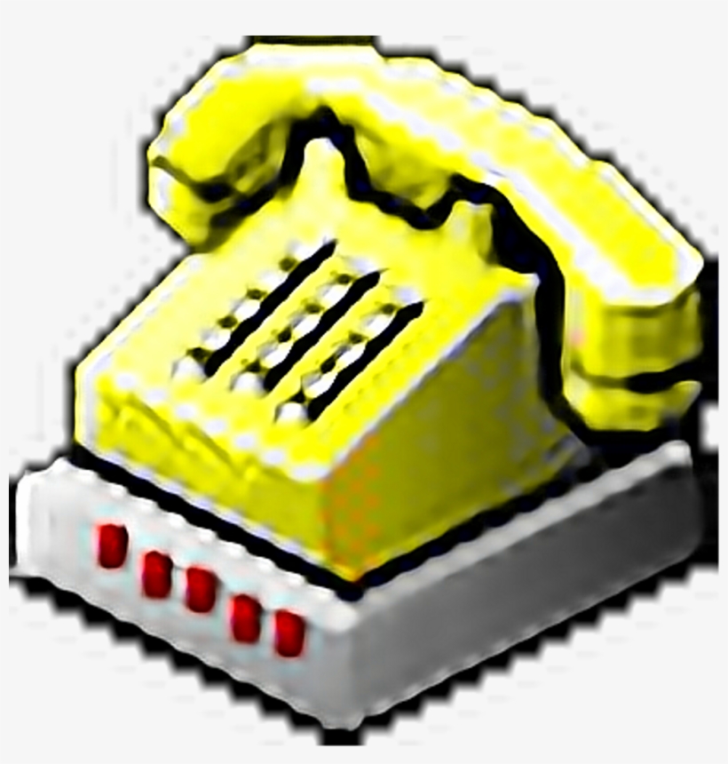 Phone Telephone Vaporwave Windows Windows98 Modem Dialu - Bánh, transparent png