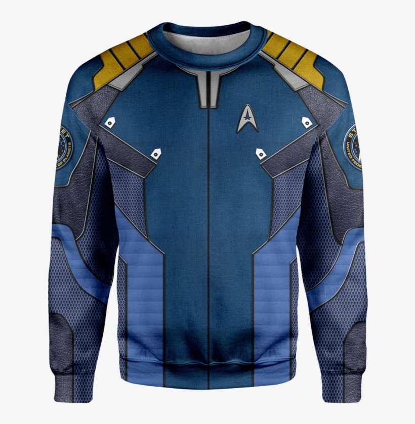 3d Captain Kirk Star Trek Beyond Full Print T Shirt - Zipper, transparent png