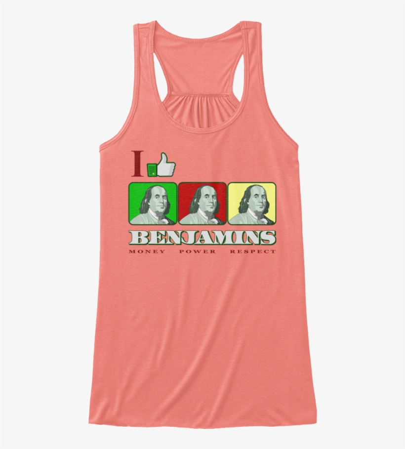 I Like Benjamins - Active Tank, transparent png