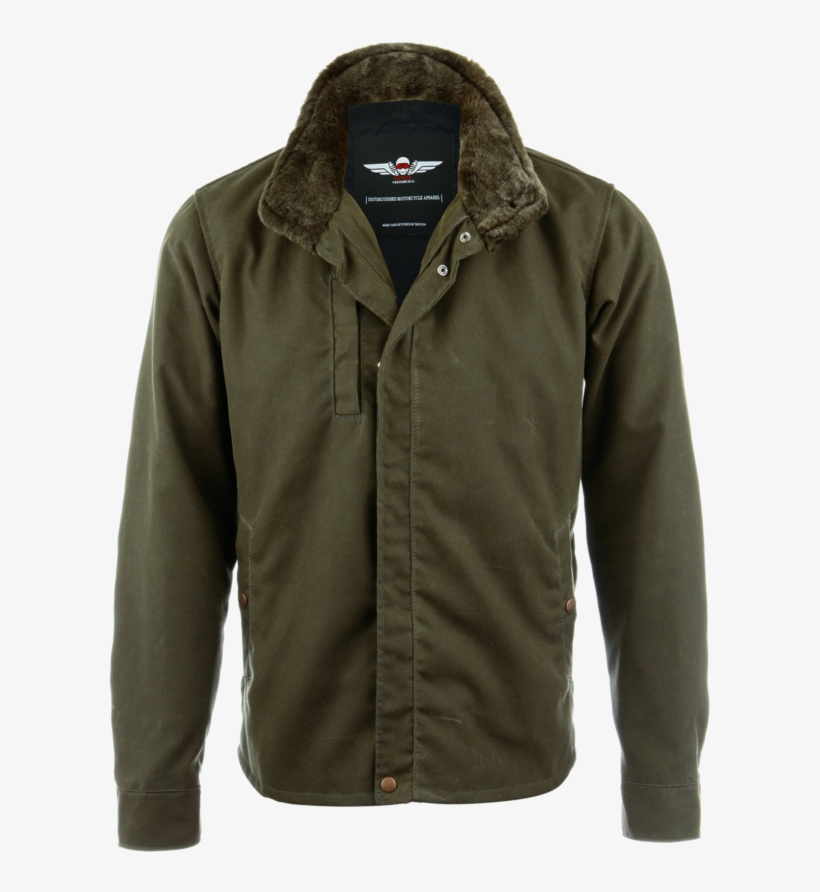 Vktre Moto Co Waxed Motorcycle Jacket - Jacket, transparent png