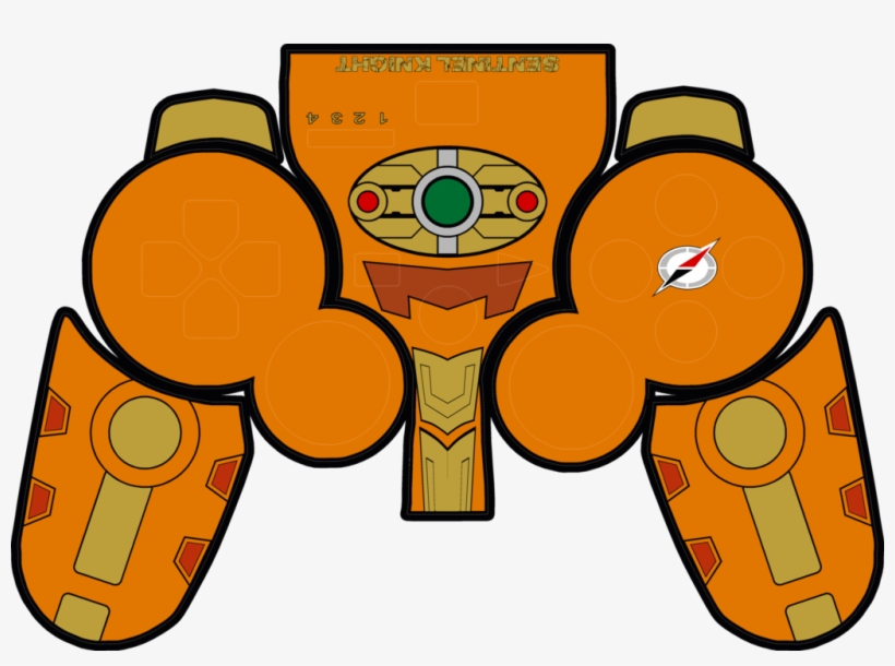 Sentinel Knight Ps3 Controller Skin - Cartoon, transparent png