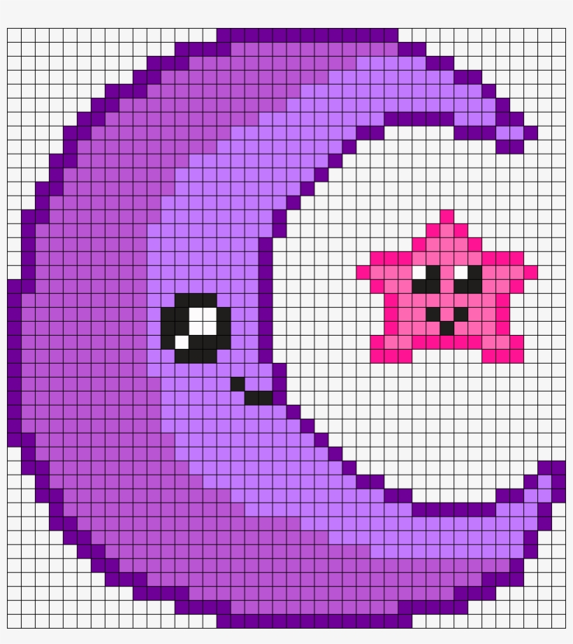 Newest Bead Patterns - Moon Perler Bead, transparent png