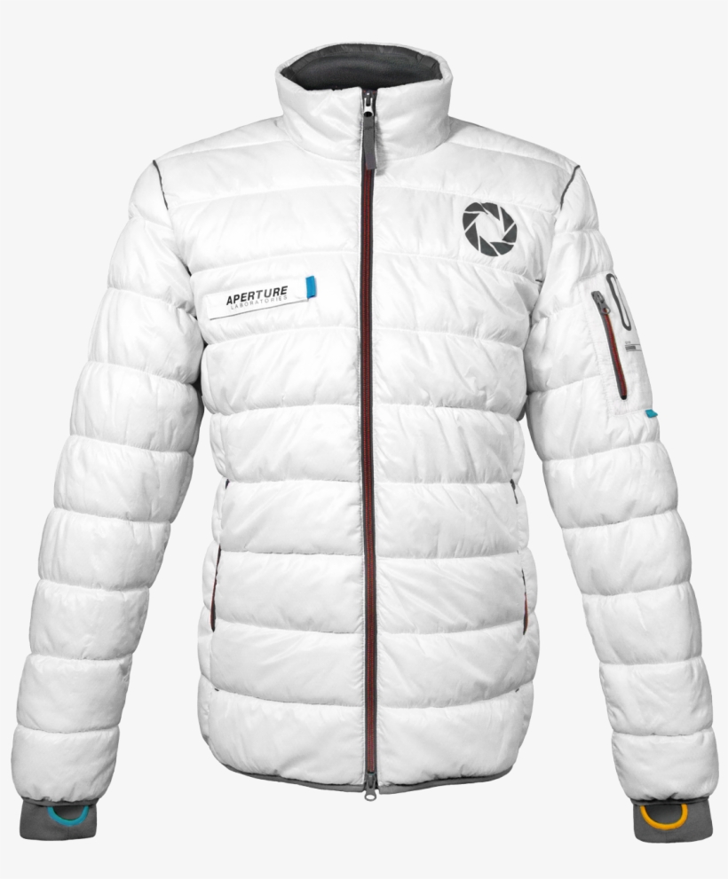 “this Jacket Goes So Well With My Companion Cube - Portal Engineer Jacket, transparent png