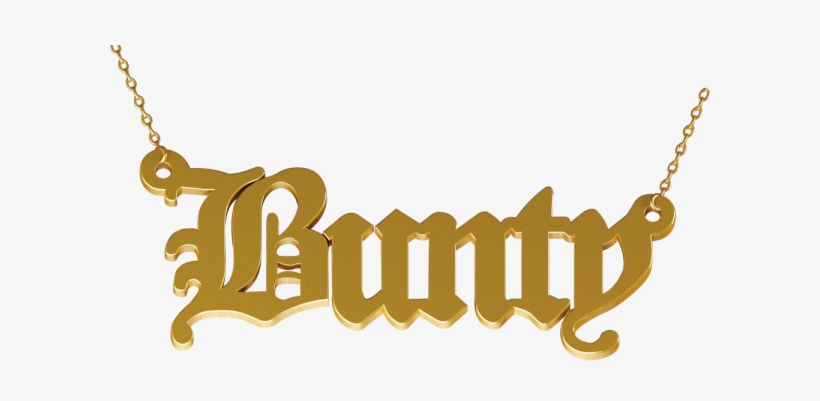 Personalised Name Necklace - Chain, transparent png