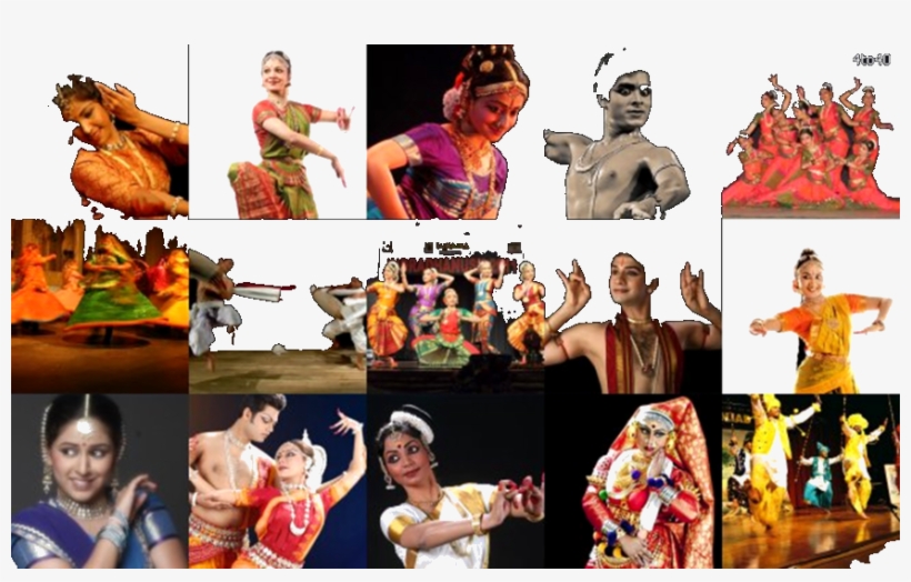 Image Of Indian Dances - Collage, transparent png