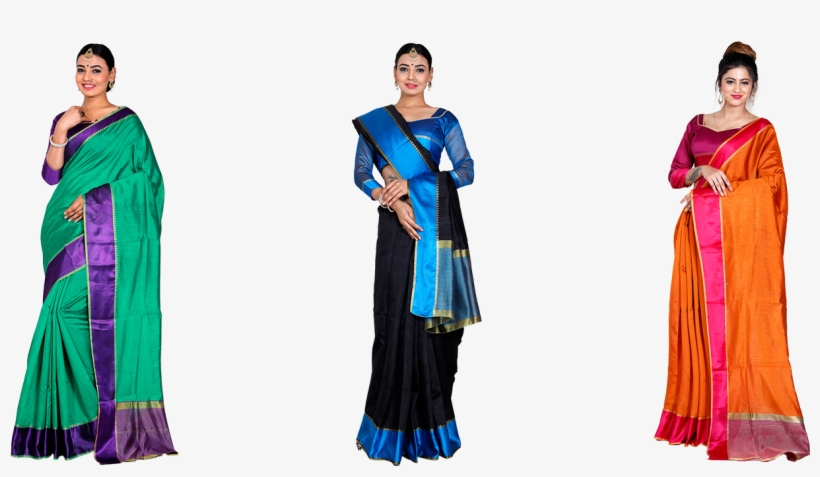 Shruthi 3 Aura Silk Saree Collections - Silk, transparent png