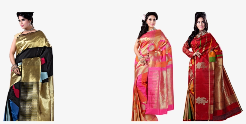 Exclusive Silk Sarees - Silk, transparent png