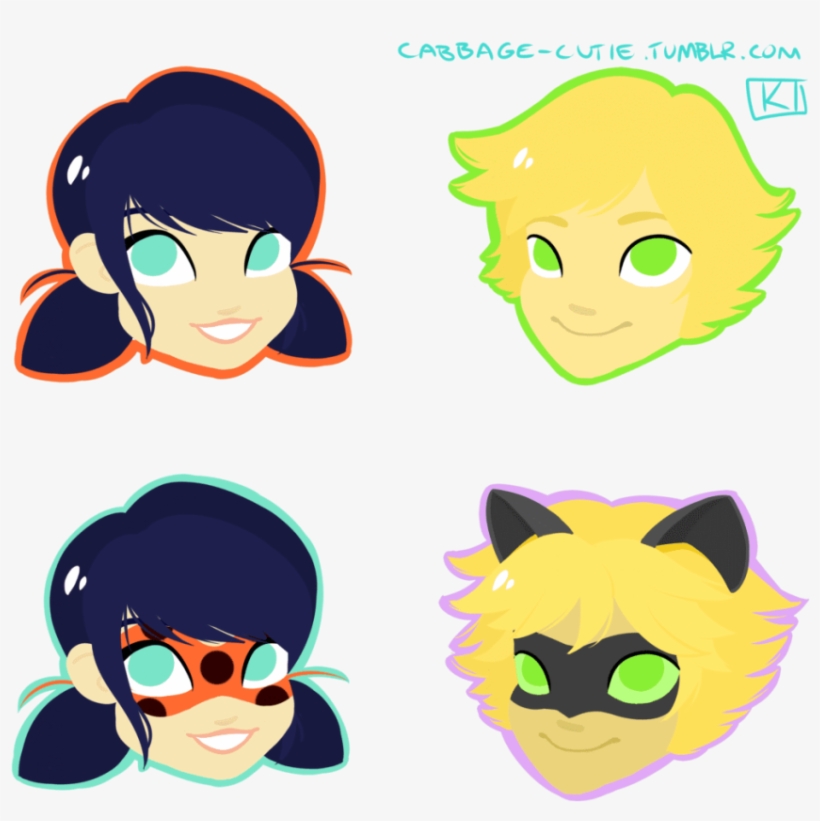 Free Png Download Hairstyle Forehead Nose Eye Cheek - Miraculous: Tales Of Ladybug & Cat Noir, transparent png