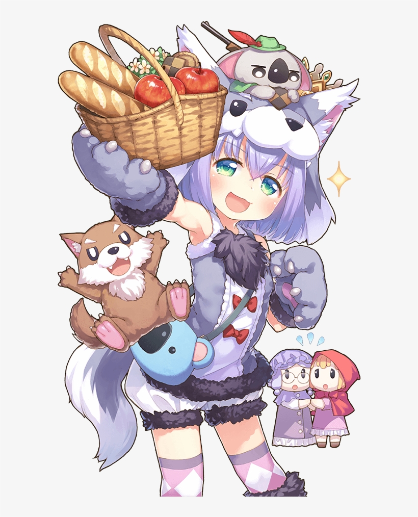 Original) Loading Big Bad Wolf, Grandmother, Little - Cartoon, transparent png