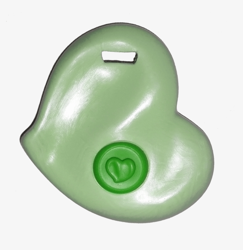 Kidcompanions Chewelry Hearts Close Up Green - Bath Toy, transparent png