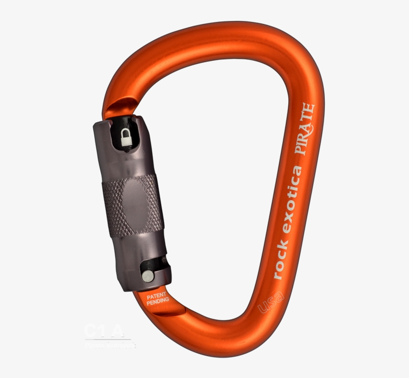 Rock Exotica Pirate Auto Locking Carabiner - Rock Exotica Pirate Auto Lock, transparent png