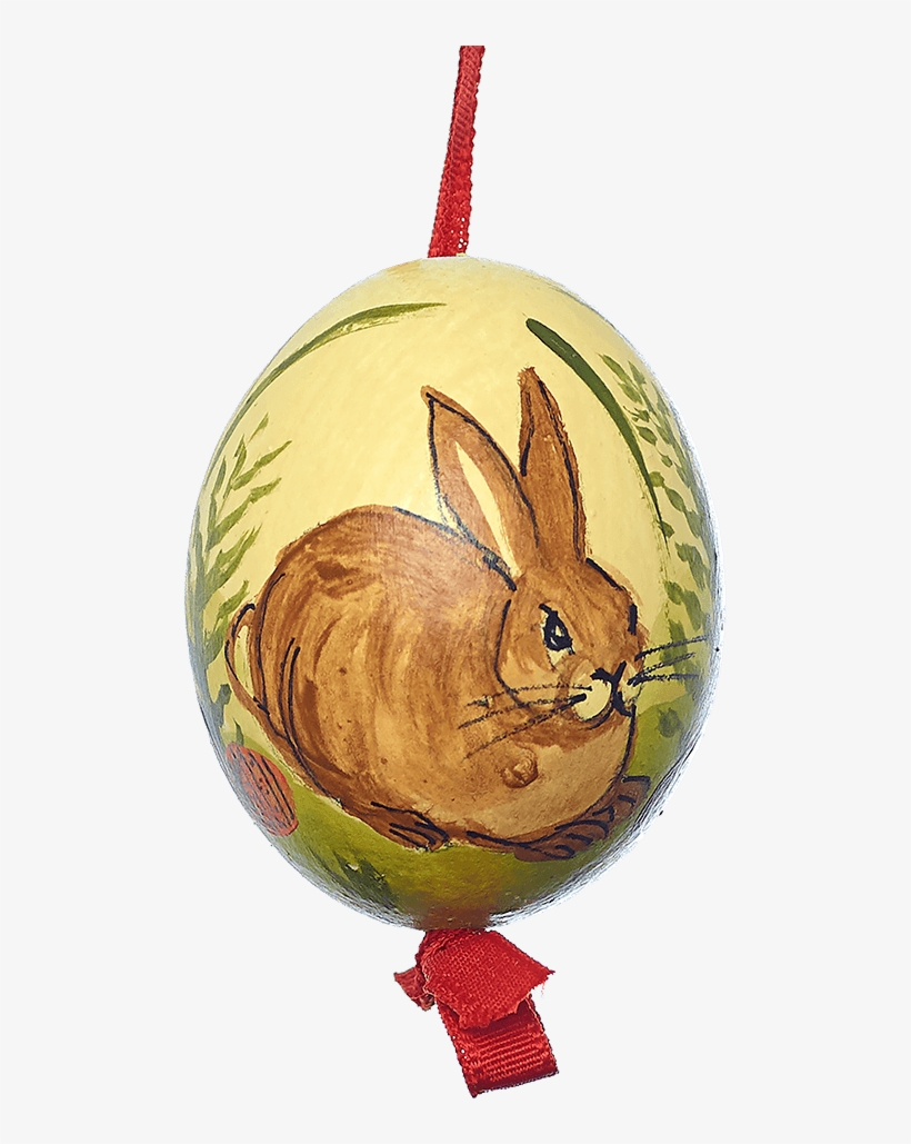 Easter Egg Hare Sitting In The Grass - Hare, transparent png