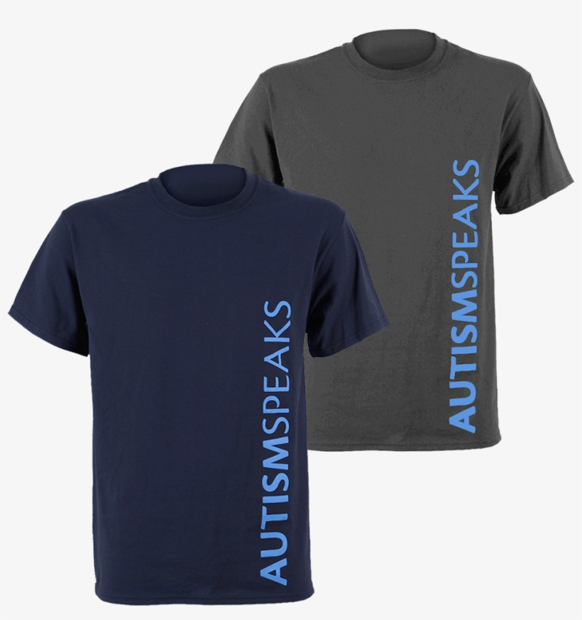Autism Speaks Vertical Logo T-shirt - Vertical Logo On Shirt, transparent png
