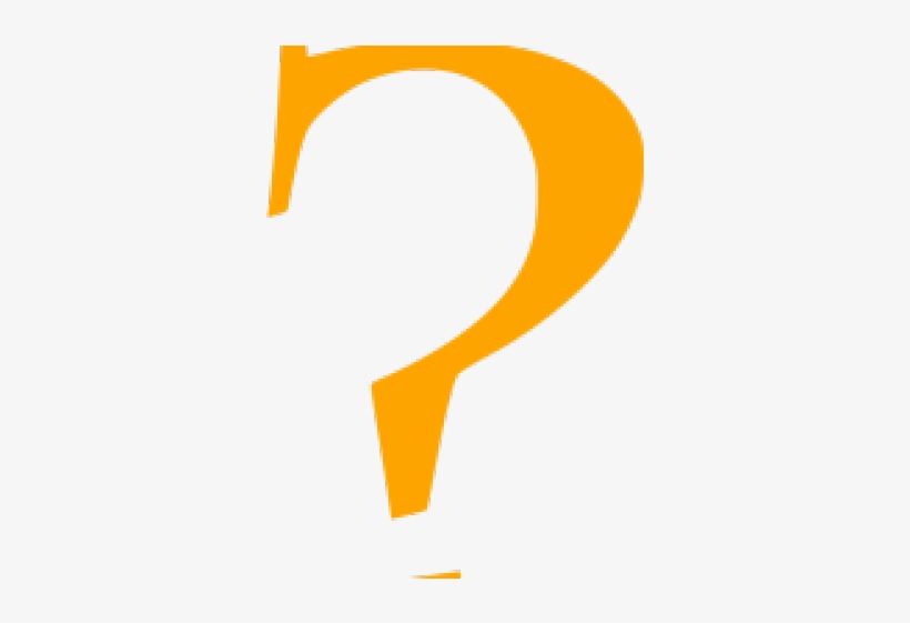 Orange Question Mark, transparent png