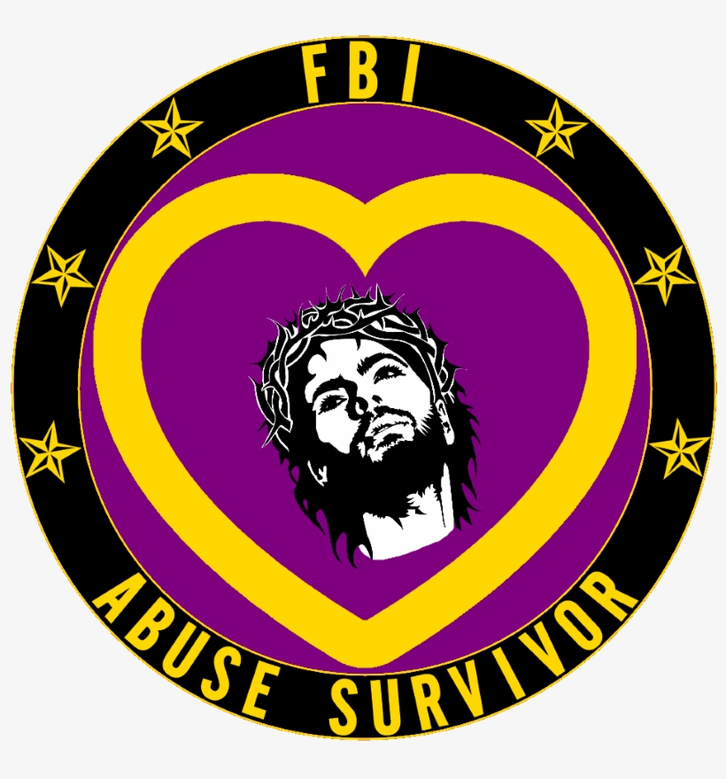 'fbi Abuse Survivor' The Purple Blood Medal - Circle, transparent png