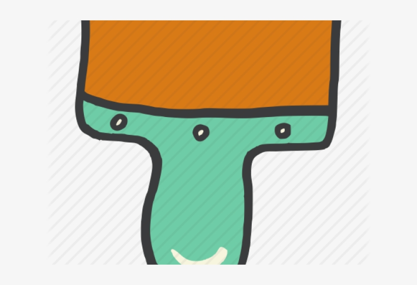 Paint Brush Clipart Painting Building - Illustration, transparent png