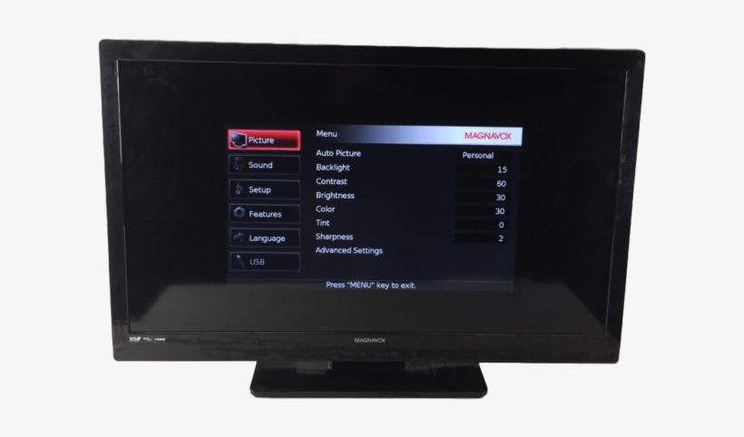Magnavox 39mf412b 39" 1080p Hd Television - Led-backlit Lcd Display, transparent png
