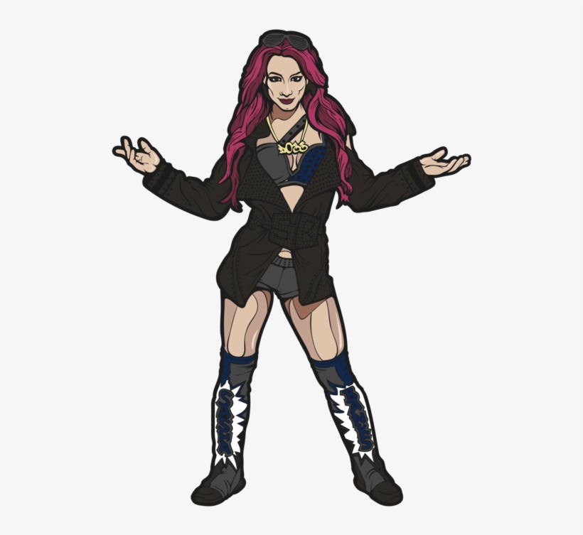 Sasha Banks - Wwe Sasha Banks Costume, transparent png