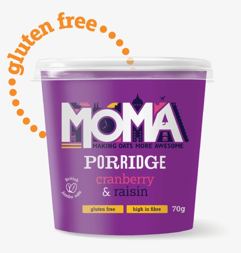 12 Pots - Tesco Moma Porridge, transparent png