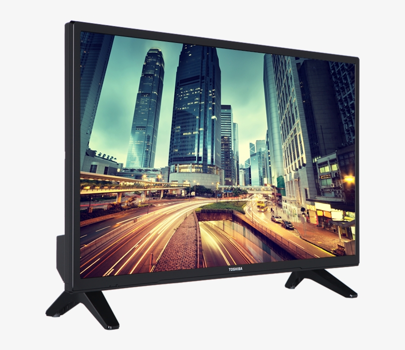 32" Toshiba Hd Ready Tv Perspective-left - Many Cars City, transparent png