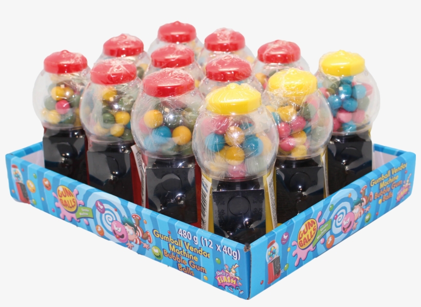 Bubble Gum Machine 7 Inch - Glass Bottle, transparent png