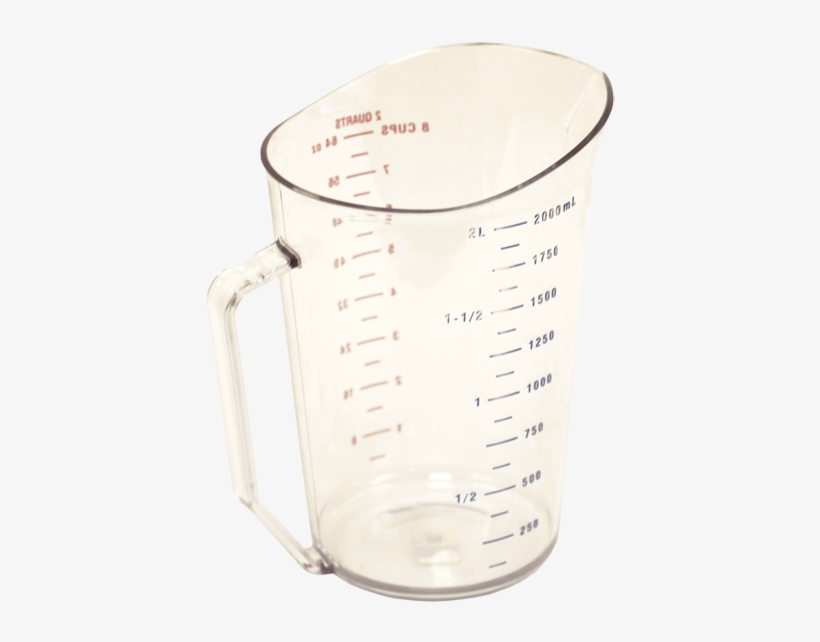 2 Qts Measuring Cup - Jug, transparent png