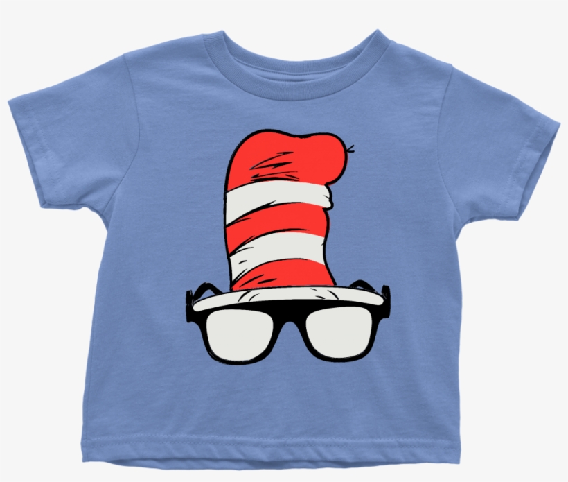 Cat In The Hat Dr Seuss Toddler Shirt - T-shirt, transparent png